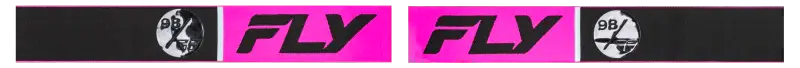 Zone Pro Goggle Pink/Black W/ Iridescent Red Mir/Smk Lens - FLY RACING