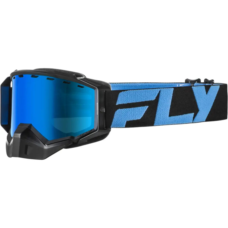 Zone Snow Goggle Blk/Blu W/Sky Blue Mir/Blue Lens