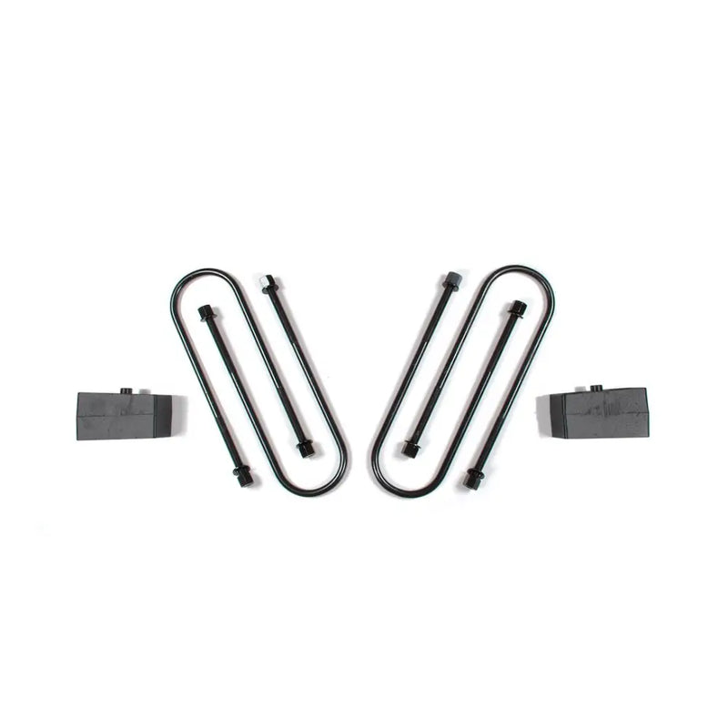 Zone Offroad ZOND1207 - Rear Block Kit 4IN U-Bolts