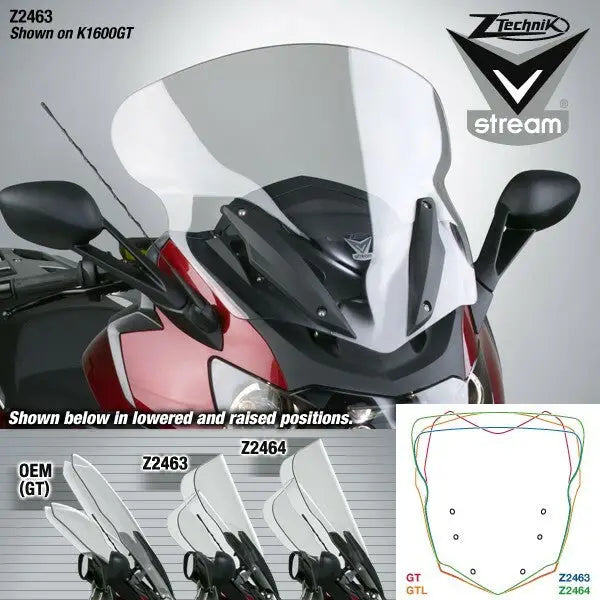 Vstream Windscreen Touring Clear Bmw