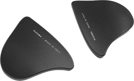 ZYF041B Rizoma Mirror Block Off Plates Pair Black Yam - RV and Auto Parts