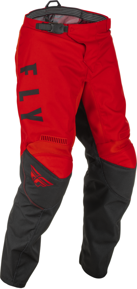 Fly Racing Fly Racing 375-93322 Youth F-16 Pants Red/Black Sz 22