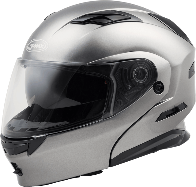 GMAX Md 01 Modular Helmet Titanium 2x for Powersports