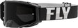 Fly Racing Fly Racing FLA-061 Zone Pro Goggle Black/White W/Dark Smoke Lens W/Post