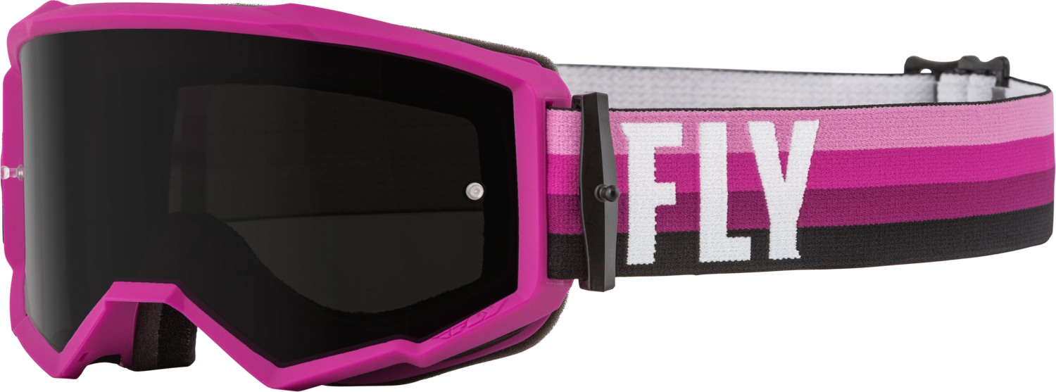 Fly Racing Fly Racing 37-51497 Zone Goggle Pink/Black W/ Dark Smoke Lens