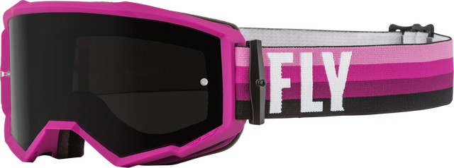 Fly Racing Fly Racing 37-51497 Zone Goggle Pink/Black W/ Dark Smoke Lens