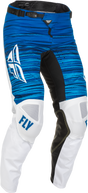 Fly Racing Fly Racing 375-53338 Kinetic Wave Pants White/Blue Sz 38