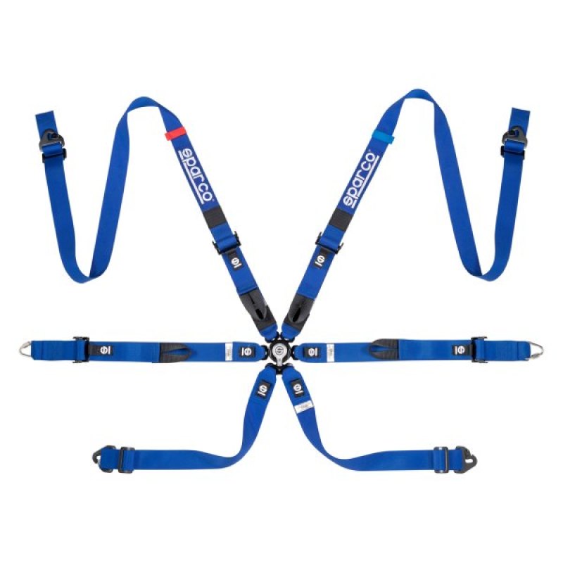 SPARCO Sparco Belt Prime H7 6 Point 2in Blue Harness
