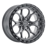 Weld W107 18X9 Ledge 6X135 ET20 BS5.75 Satin Gun / Black Ring 87.1