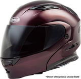 GMAX Md 01 Modular Helmet Wine Red Sm for Powersports