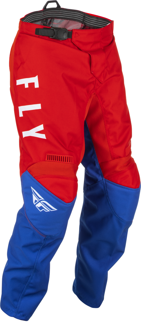 Fly Racing Fly Racing 375-93426 Youth F-16 Pants Red/White/Blue Sz 26