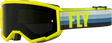 Fly Racing Fly Racing 37-51715 Youth Zone Goggle Hi-Vis/Teal W/ Dark Smoke Lens