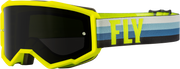Fly Racing Fly Racing 37-51715 Youth Zone Goggle Hi-Vis/Teal W/ Dark Smoke Lens