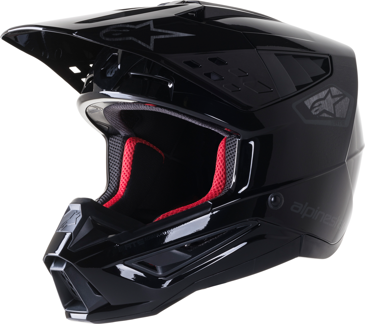 ALPINESTARS S M5 Scout Helmet Black/Silver Glossy Xs
