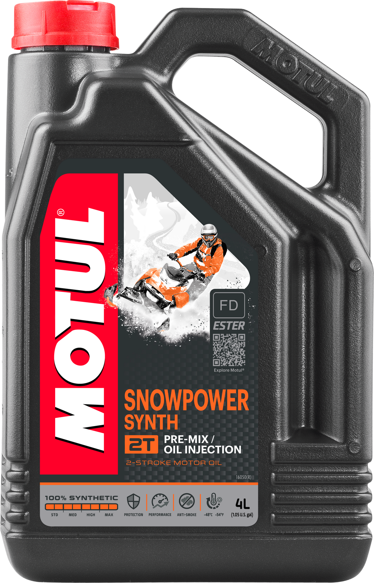 MOTUL Snowpower 2t Syn Engine Oil 4 Ltr 4/Case
