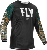 Fly Racing Fly Racing 375-520M Kinetic Wave Jersey Black/Rum Md