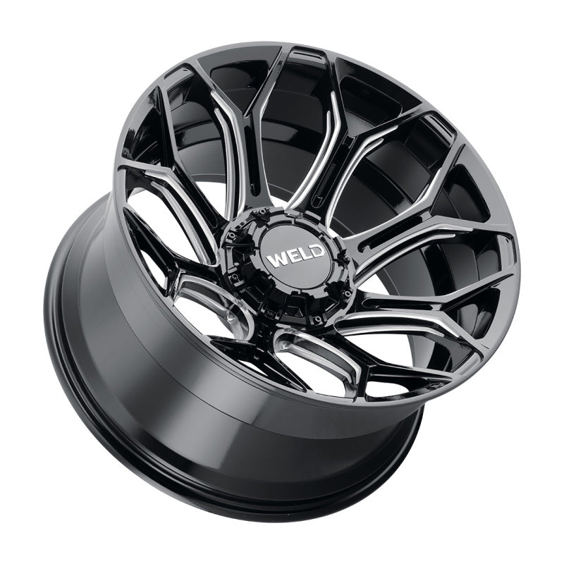 Weld W111 24X14 Gradient 8X170 ET-70 BS4.75 Gloss Black MIL 125.1