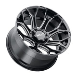 Weld W111 24X14 Gradient 8X170 ET-70 BS4.75 Gloss Black MIL 125.1