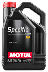 Motul 5L 100% Synthetic High Performance Engine Oil ACEA C2 BMW LL-12 FE+ 0W30 - Case of 4