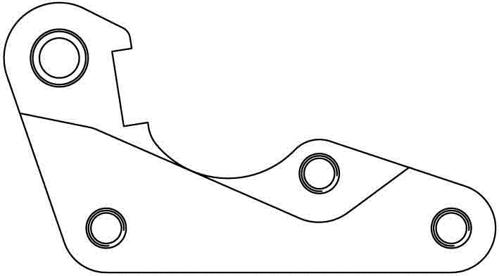 GALFER 280 Tsunami Bracket Only for Powersports