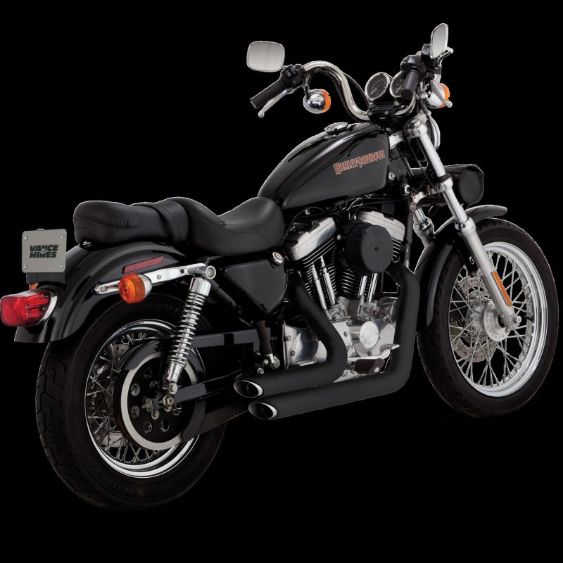 Vance and Hines Shortshots Stagg Blk