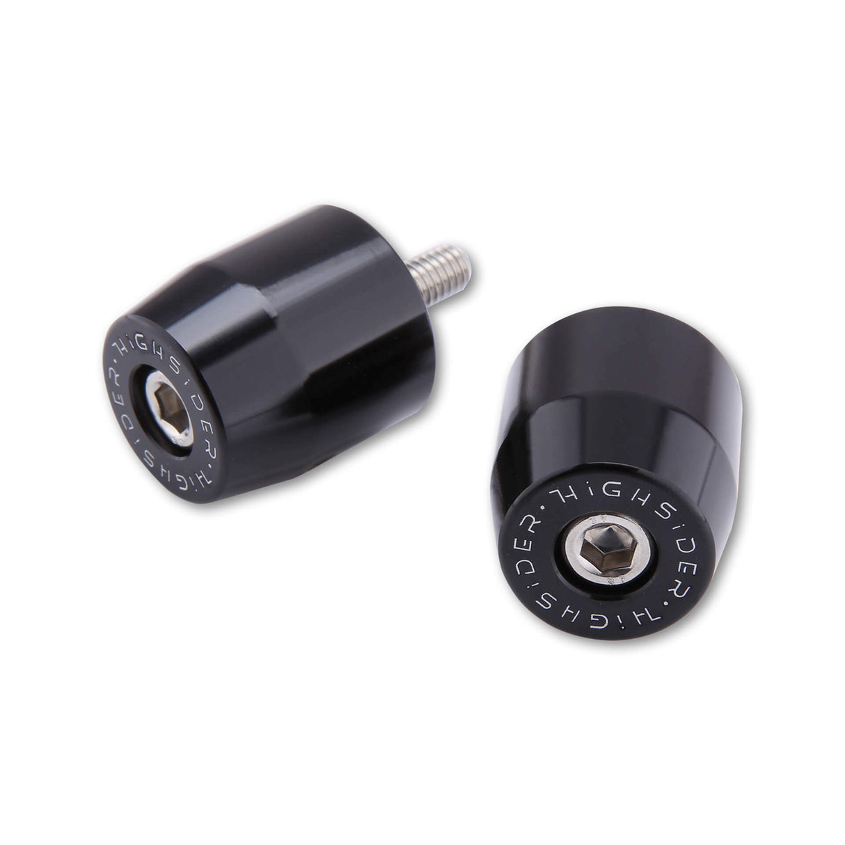 HIGHSIDER Bar Ends M6 Thread Pair Black Suz for Powersports