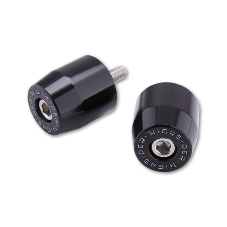 HIGHSIDER Bar Ends M6 Thread Pair Black Suz for Powersports