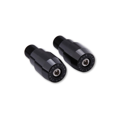 HIGHSIDER Bar Ends M16x1.5 Thread Pair Black Yam for Powersports