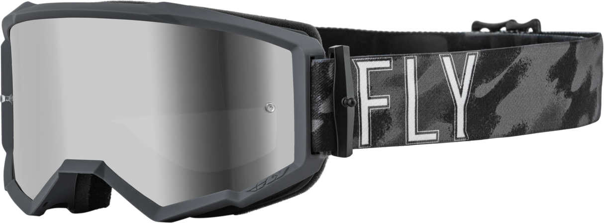 Fly Racing Fly Racing 37-51508 Zone S.E. Tactic Goggle Camo W/ Silver Mirror/Smoke Lens