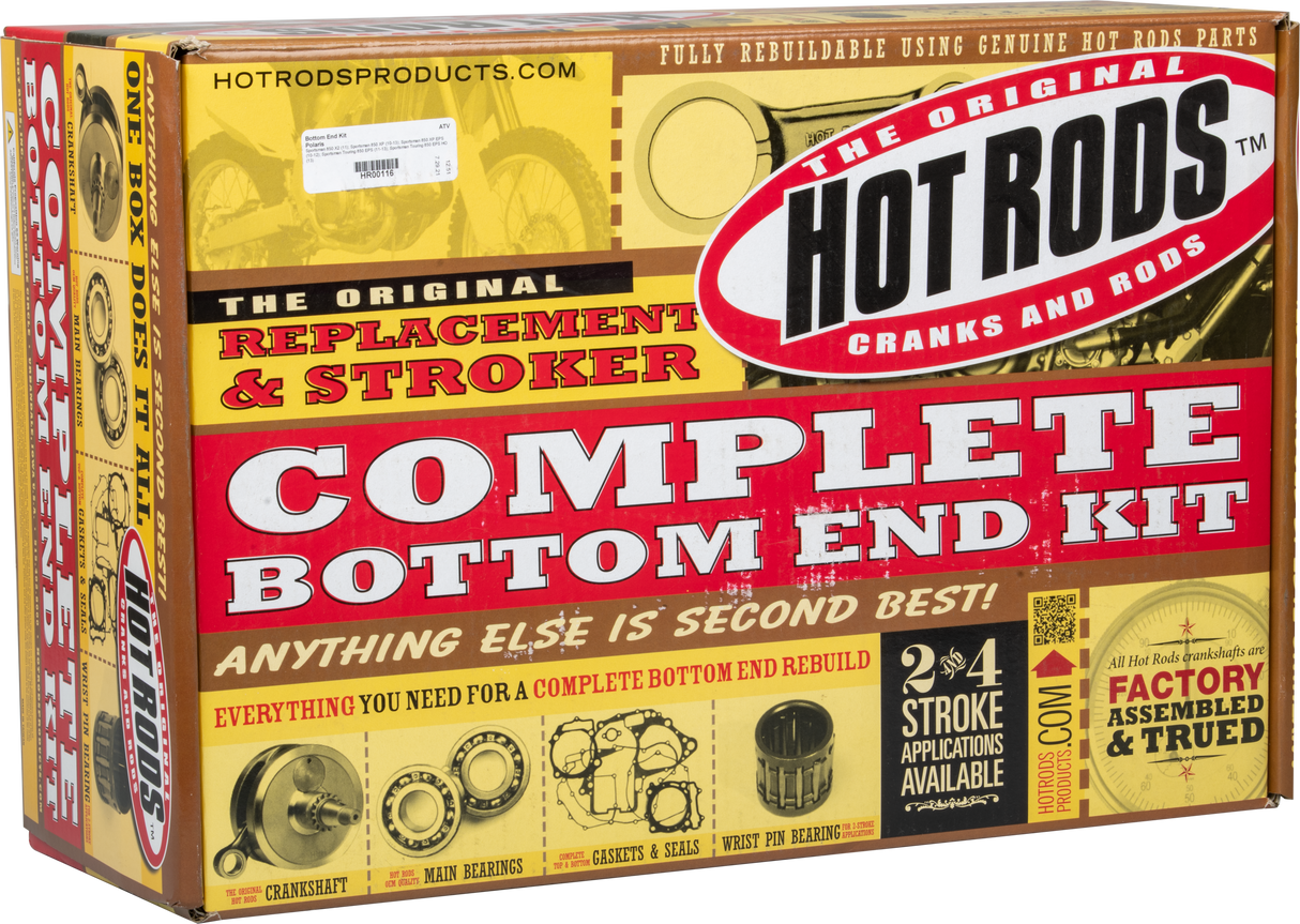 HOT RODS Bottom End Kit Pol for Powersports