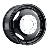 Weld W100 20X8.25 Dualie Inner 8X165.1 ET80 BS7.75 Gloss Black 121.6