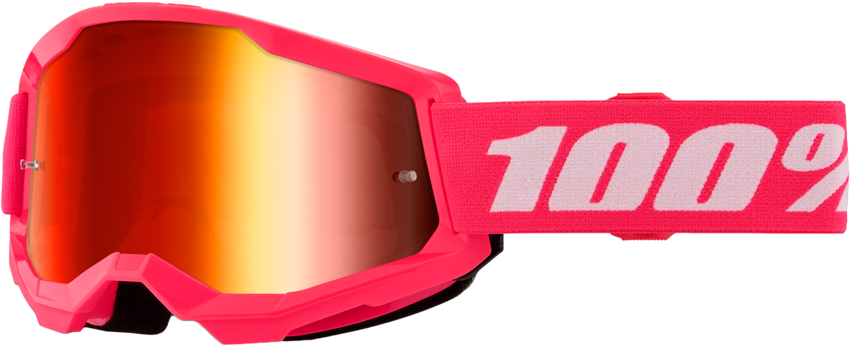 Strata 2 Goggle Pink Mirror Red Lens