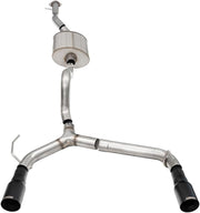Corsa - 21-22 Ford Bronco 2.7L 4-Door 2.75in Cat-Back Dual Rear Exhaust w/ 4in Straight-Cut Black Tips (21210BPC) - RV and Auto Parts