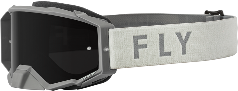 Fly Racing Fly Racing 37-51892 Zone Pro Goggle Grey W/Dark Smoke Lens