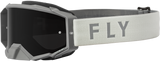 Fly Racing Fly Racing 37-51892 Zone Pro Goggle Grey W/Dark Smoke Lens