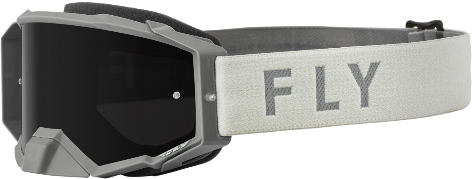 Fly Racing Fly Racing 37-51892 Zone Pro Goggle Grey W/Dark Smoke Lens