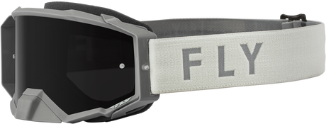 Fly Racing Fly Racing 37-51892 Zone Pro Goggle Grey W/Dark Smoke Lens