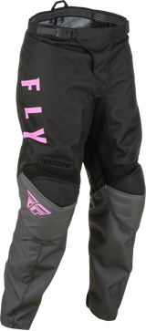 Fly Racing Fly Racing 375-83126 Youth F-16 Pants Grey/Black/Pink Sz 26