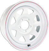 8 Spoke Steel Trailer Wheel 13"X4.5" 