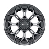 Weld W111 24X14 Gradient 8X170 ET-70 BS4.75 Gloss Black MIL 125.1