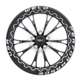 Weld S908 18X10 Belmont Drag Beadlock 5X114.3 ET50 BS7.50 Gloss Black MIL Dia 78.1
