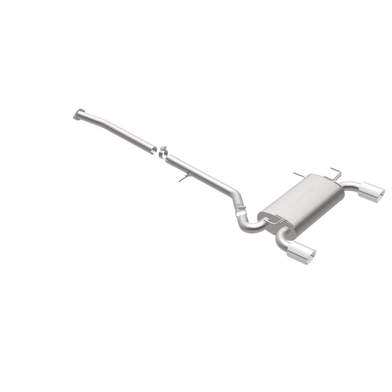 MagnaFlow Sys CB 03-07 Infiniti G35 Coupe 3.5L Cat-Back Exhaust System, dual split rear exit, polished stainless steel.