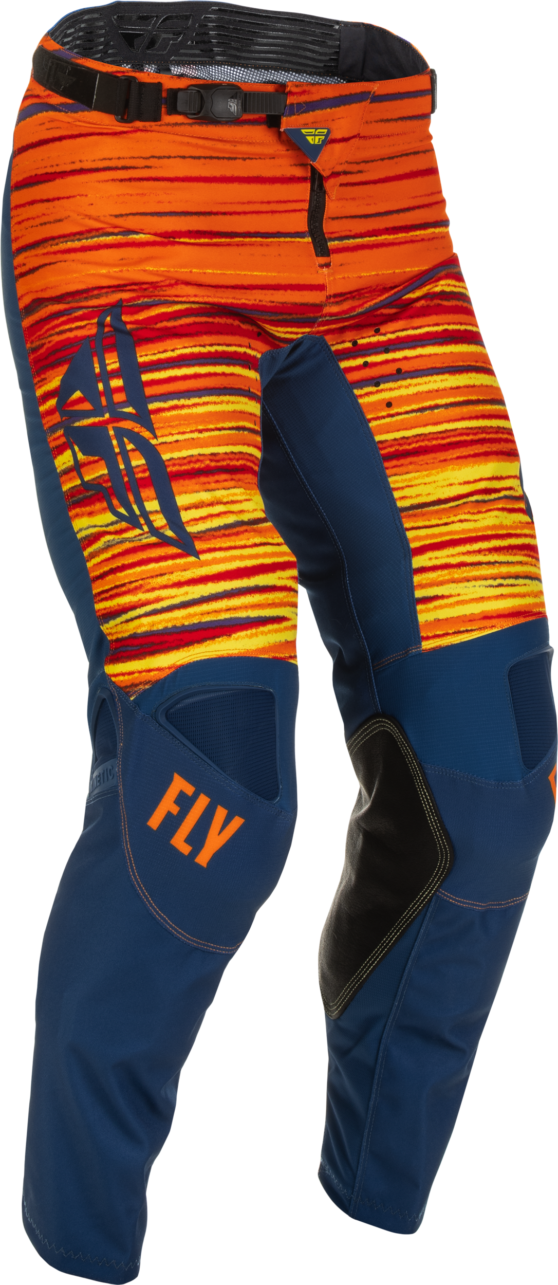 Fly Racing Fly Racing 375-53138 Kinetic Wave Pants Navy/Orange Sz 38