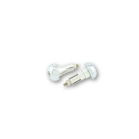 HIGHSIDER Classic Bar Ends Universal Pair Chrome for Powersports