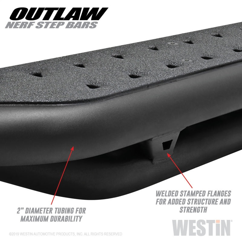 Westin 15-19 Chevrolet/GMC Colorado/Canyon Crew Cab Outlaw Nerf Step Bars 