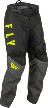 Fly Racing Fly Racing 375-93224 Youth F-16 Pants Grey/Black/Hi-Vis Sz 24