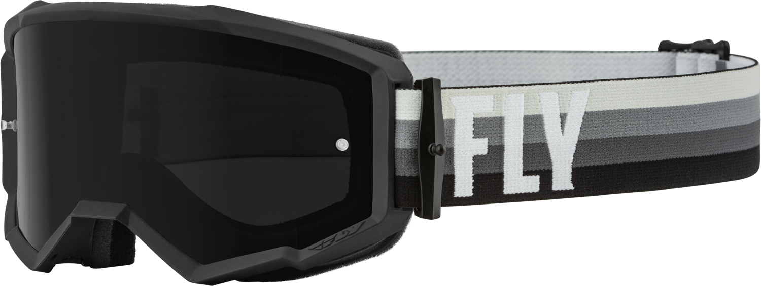 Fly Racing Fly Racing 37-51492 Zone Goggle Black/Grey W/ Dark Smoke Lens