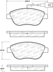 StopTech Street Brake Pads - Front
