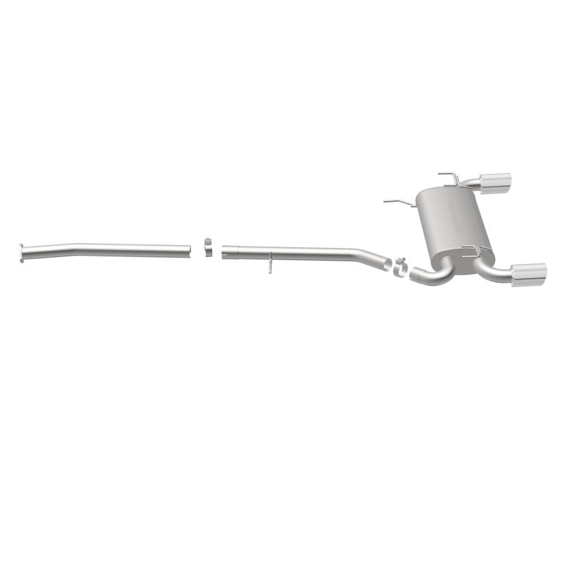 MagnaFlow Sys CB 03-INFINITI G35 Coupe 3.5L, Street Series Cat-Back Exhaust Kit with Dual Split Rear Exit and Polished Tips.