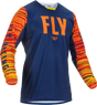 Fly Racing Fly Racing 375-521X Kinetic Wave Jersey Navy/Orange Xl